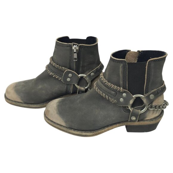 Free People Stony Desert Ankle Boot Womens 6.5 Harness Leather Western Booties - Picture 15 of 16